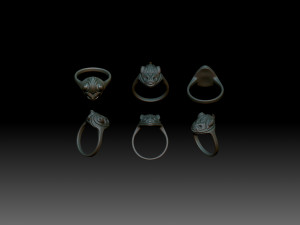 Ring mouse 3D 프린트 모델