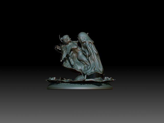 Girl foam 3D 프린트 모델 .c4d .max .obj .3ds .fbx .stl .blend 