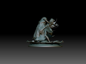 Girl foam 3D 프린트 모델