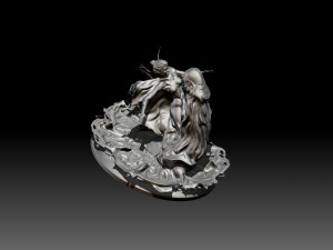 Girl foam 3D 프린트 모델