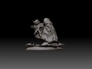 Girl foam 3D 프린트 모델