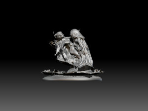 Girl foam 3D 프린트 모델