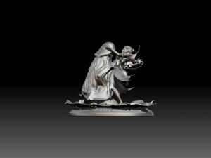 Girl foam 3D 프린트 모델