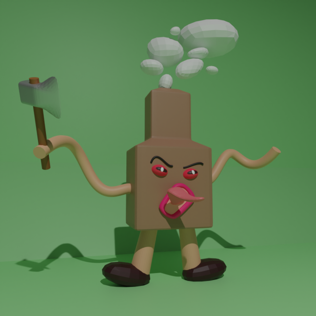 Funny angry oven Modelo 3D .c4d .max .obj .3ds .fbx .stl .blend 