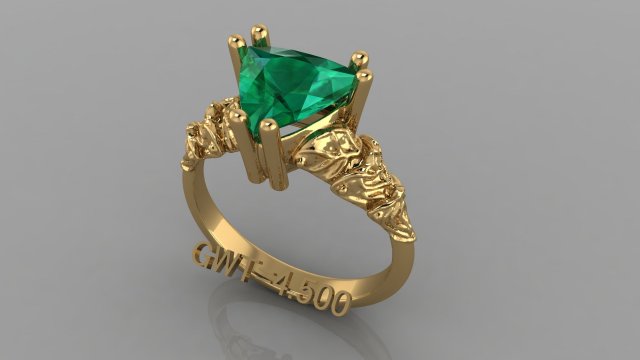 FASION RING 3D Model .c4d .max .obj .3ds .fbx .stl .blend 