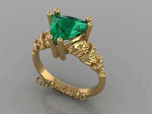 फैशन रिंग 3D मॉडल