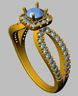 FASION RING 3D Model .c4d .max .obj .3ds .fbx .stl .blend