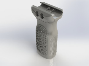 Tactic Grip Protable Vertical Grip Rail 3D Принт Модель