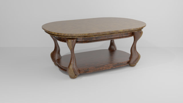 Table Coffee table 3D 모델 .c4d .max .obj .3ds .fbx .stl .blend 