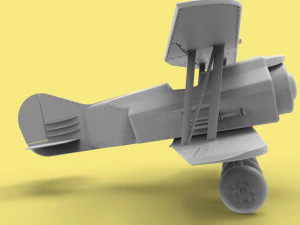 Jet Biplane 3D print model 3D Print Model