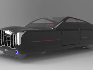 Modello di stampa 3D di auto fantascientifica Modello di stampa 3D