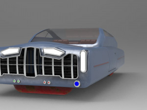 Sci-Fi Car 3D print model 3D 打印模型