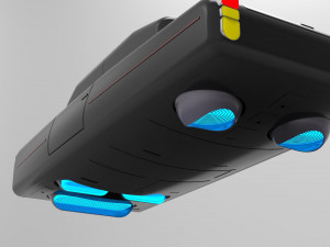 Sci-Fi Car 3D print model 3D 打印模型