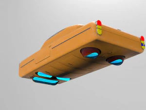 Sci-Fi Car 3D print model 3D Print Model