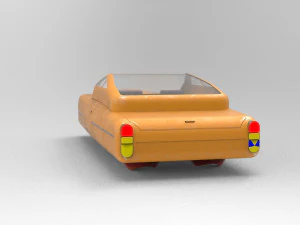 Sci-Fi Car 3D print model 3D Print Model