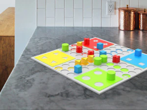 Ludo game board 3D Print Model