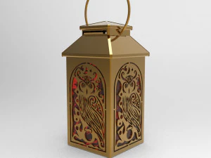 Design con lanterna a forma di gufo Modello di stampa 3D