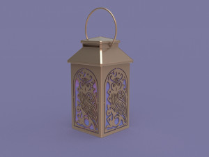 Owl lantern design 3D 프린트 모델