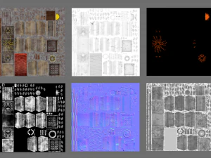 Marteau de combat Modèle 3D
