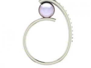 Ring with pearl 3D Print Model