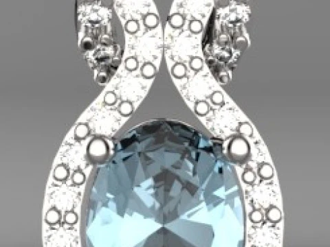 Pendant 3D Print Model