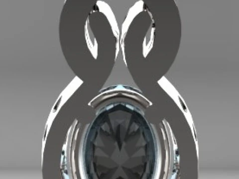 Pendant 3D Print Model
