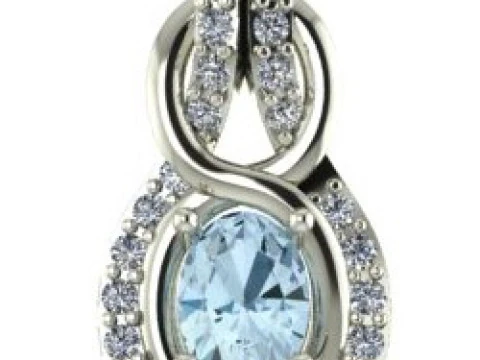 Gold pendant 3D Print Model