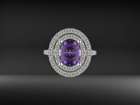 Modern ring 3D Print Model