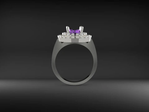 Modern ring 3D Print Model