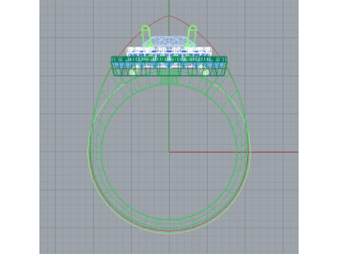 Modern ring 3D Print Model