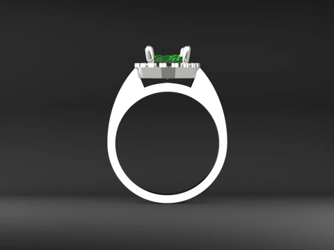 レディースリング 3Dプリントモデル