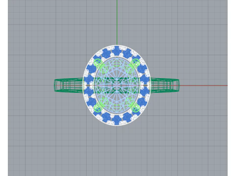 レディースリング 3Dプリントモデル