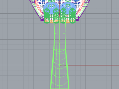 Two-tone ring with emerald-cut stone 3D Print Model