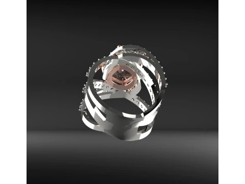 Braiding ring 3D Print Model