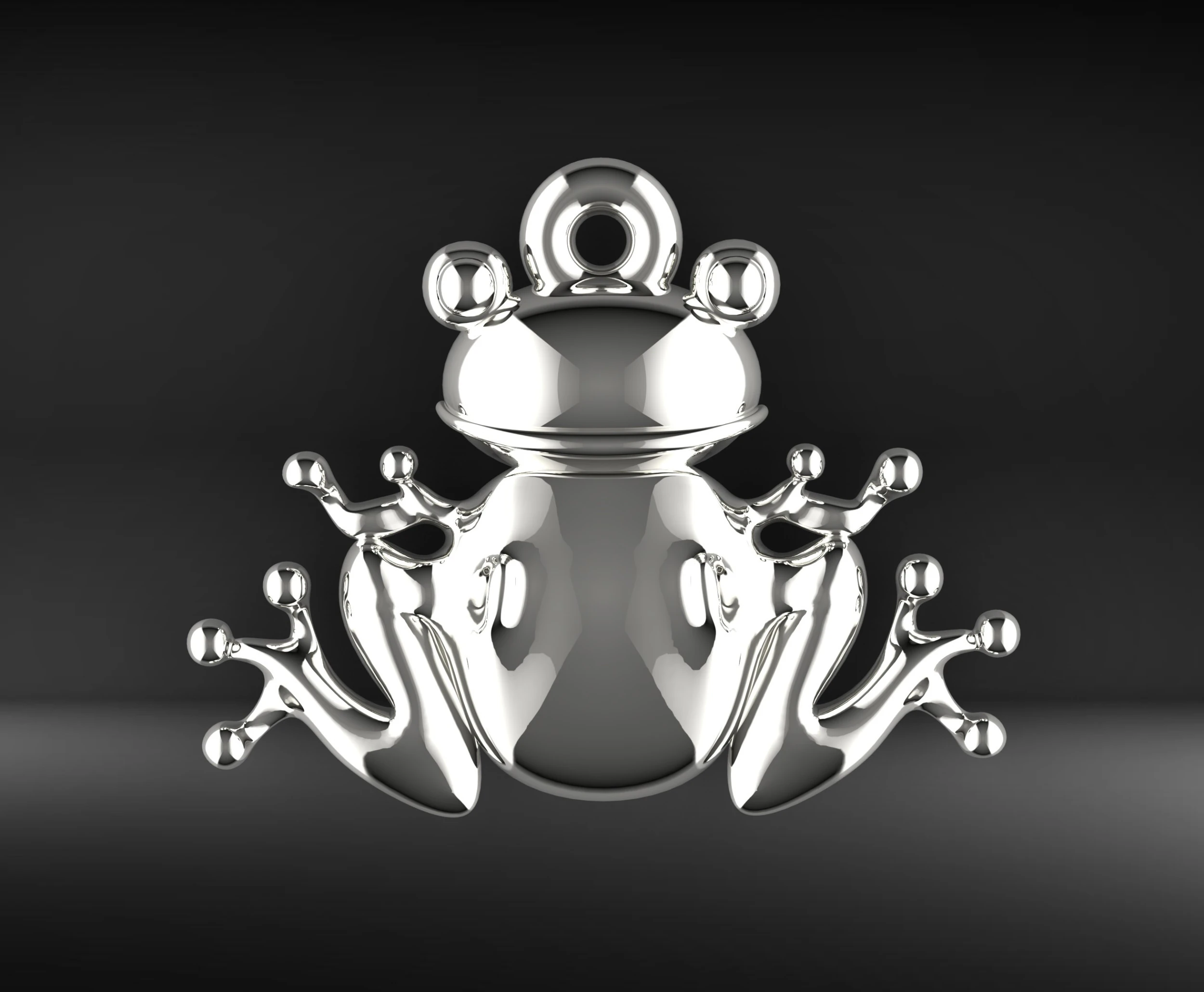 FROG PENDULUM 3D Print Model .c4d .max .obj .3ds .fbx .stl .blend 