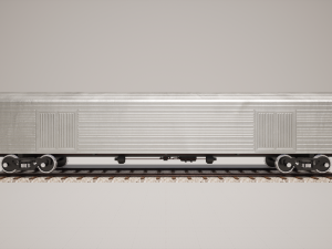Animated game-ready Boxcar 3D 모델