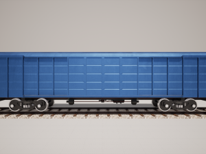 Animated game-ready BoxcarV0 Modelo 3D