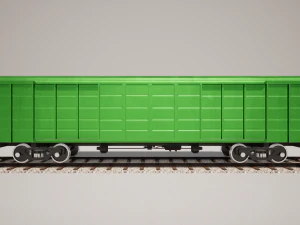 Animated game-ready BoxcarV0 3D Model