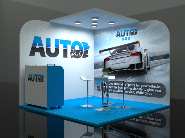 Stand 3D Model .c4d .max .obj .3ds .fbx .stl .blend 