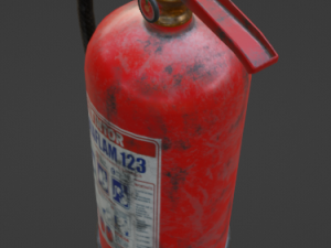 Extinguisher 3D मॉडल