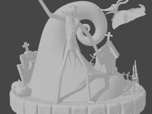 Figure Nightmare Before Christmas 3D Print Model