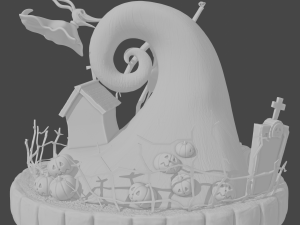 Figure Nightmare Before Christmas 3D प्रिंट मॉडल
