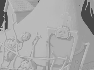 Figure Nightmare Before Christmas 3D Print Model