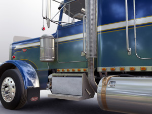 Peterbilt 359 3D मॉडल