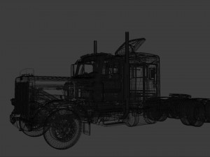 Peterbilt 359 3D मॉडल