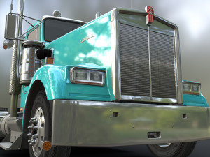 Kenworth W900 3D Модель
