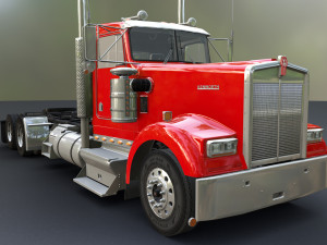 Kenworth W900 3D Модель