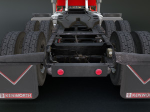 Kenworth W900 3D Модель