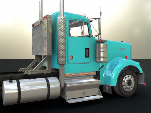 Kenworth W900 3D Модель
