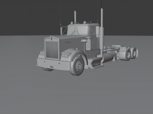 Kenworth W900 3D Модель